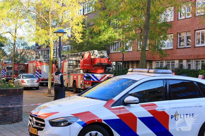 Uitslaande brand in flatwoning