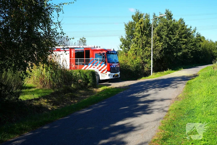 Gasleiding geraakt tijdens werkzaamheden