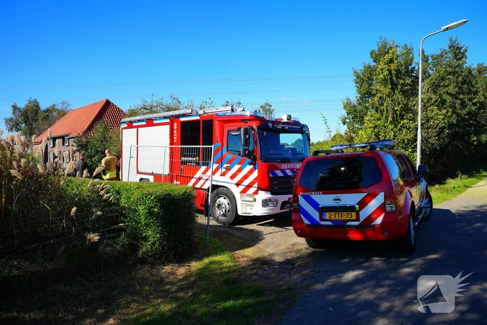Gasleiding geraakt tijdens werkzaamheden