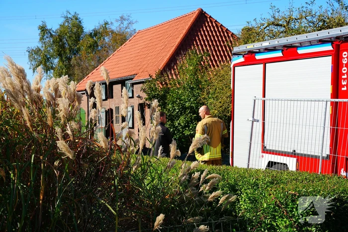 Gasleiding geraakt tijdens werkzaamheden
