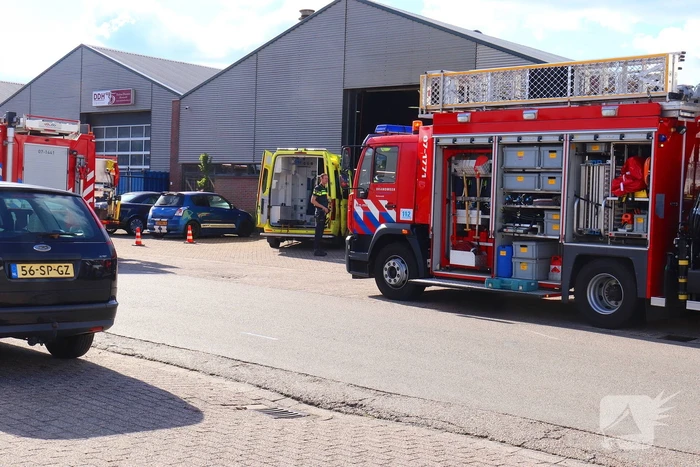 Hulpdiensten groots ingezet voor bedrijfsongeval
