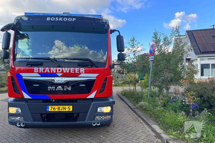 Gasleiding geraakt tijdens tuinwerkzaamheden