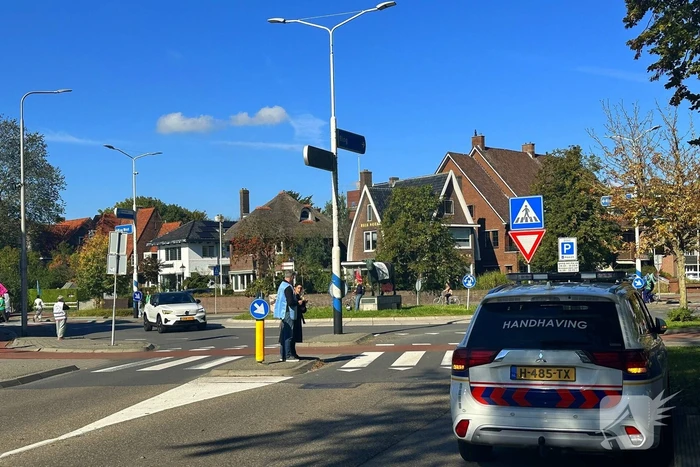 Aandacht vragende demonstranten hinderen verkeer