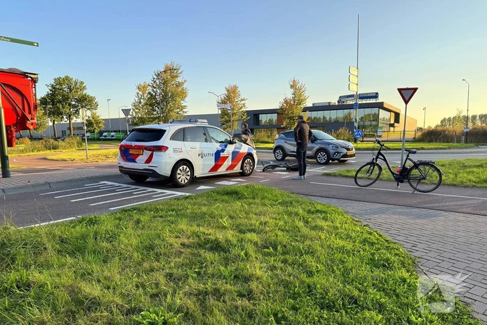 Fietser aangereden door politieagent