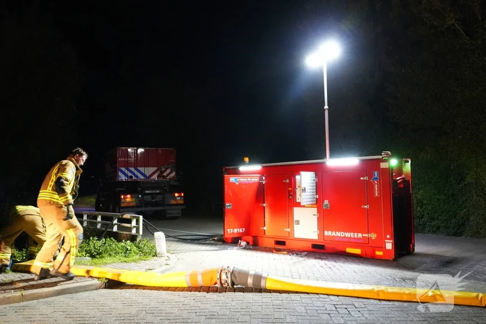 Grote brand in voormalig schoolgebouw