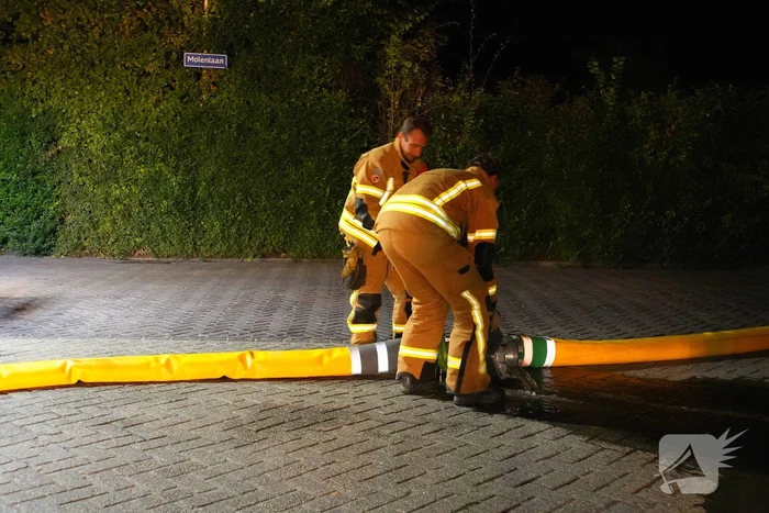 Grote brand in voormalig schoolgebouw