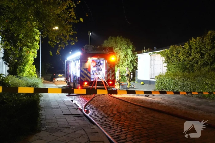 Grote brand in voormalig schoolgebouw