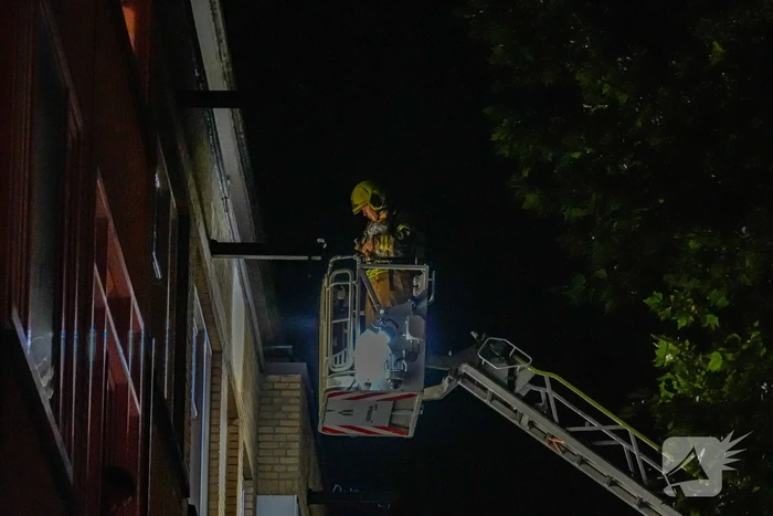 Droger vliegt in brand, bewoners ongedeerd