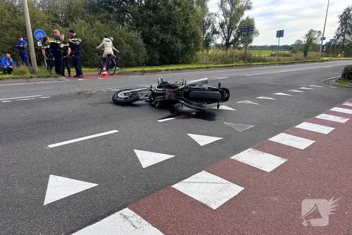 Motorrijder gewond bij aanrijding met automobilist