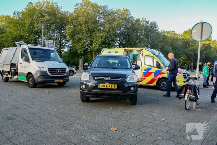 Fietser geschept op oversteekplaats