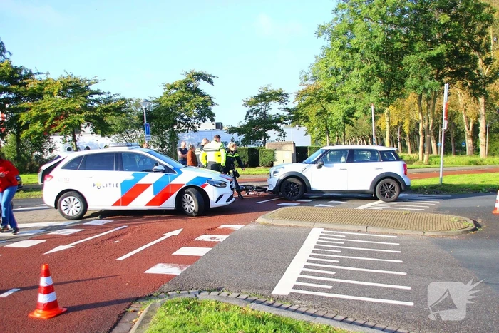 Opnieuw fietser geschept op rotonde