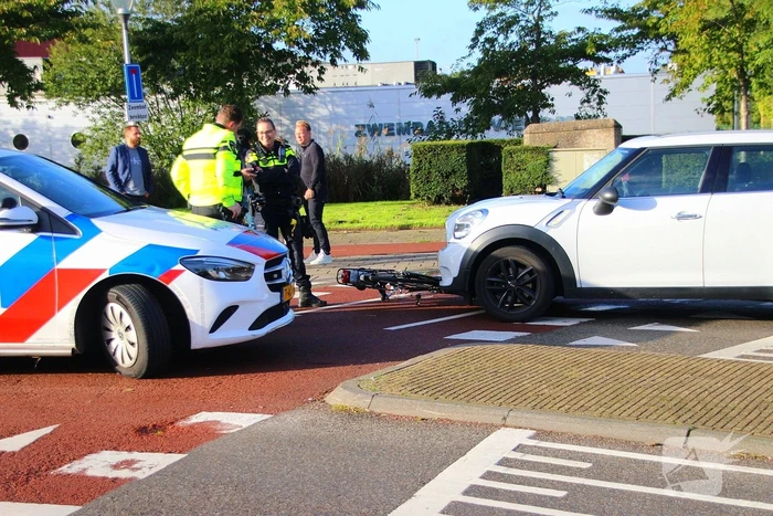 Opnieuw fietser geschept op rotonde