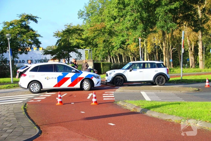 Opnieuw fietser geschept op rotonde