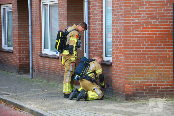Straat afgezet na melding gaslekkage