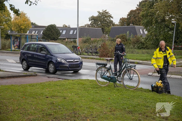 Fietser zwaargewond bij aanrijding