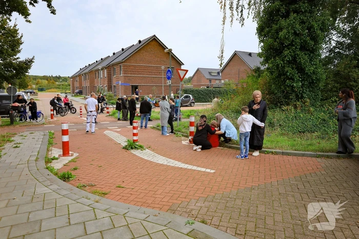 Gewonde bij aanrijding tussen scooter en fietser