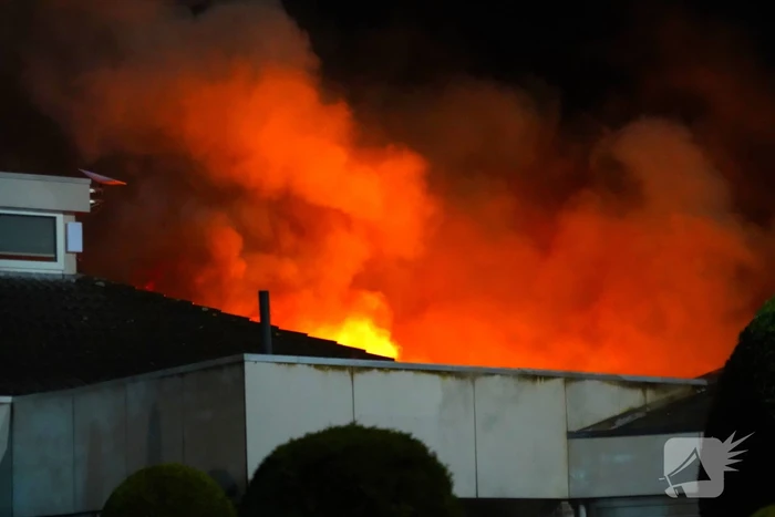 Grote rookontwikkeling bij brand bungalowpark