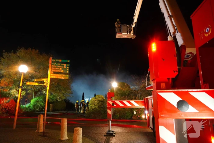 Grote rookontwikkeling bij brand bungalowpark