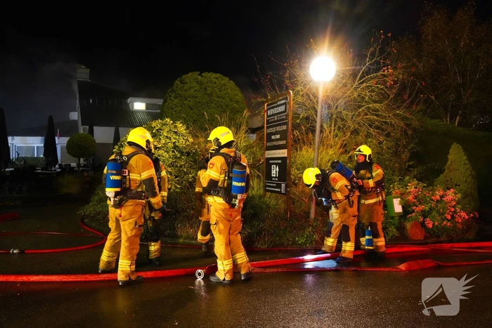 Grote rookontwikkeling bij brand bungalowpark