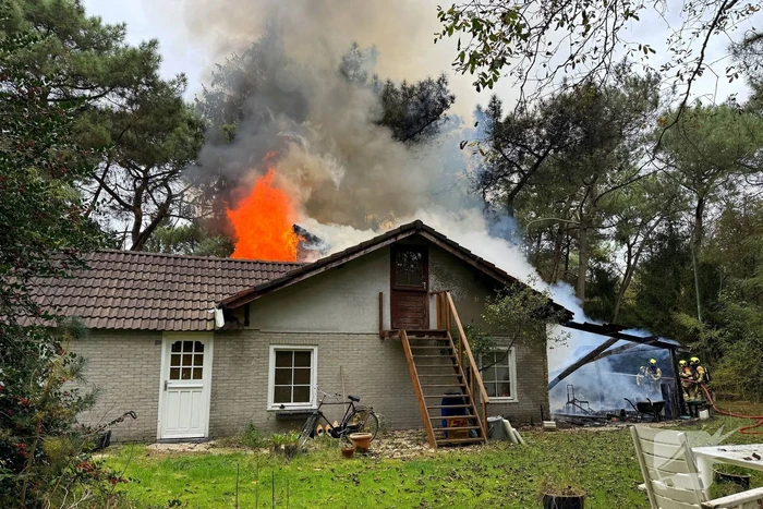 Uitslaande middelbrand in woning