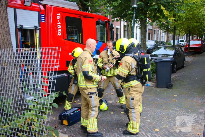 Gaslekkage ontstaan tijdens graafwerkzaamheden