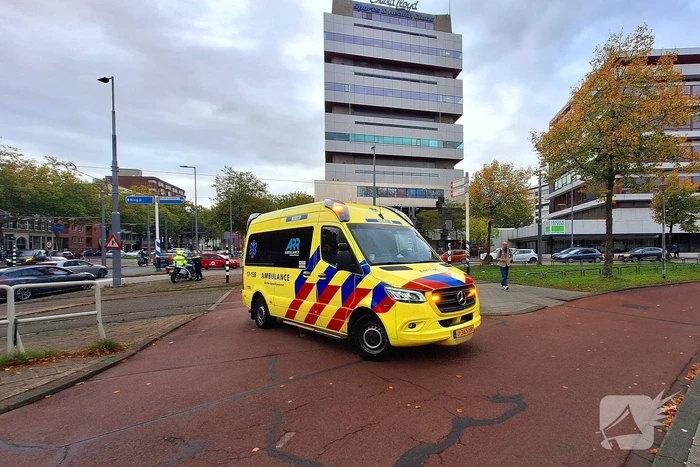 Scooterrijder onderuit door ongeval