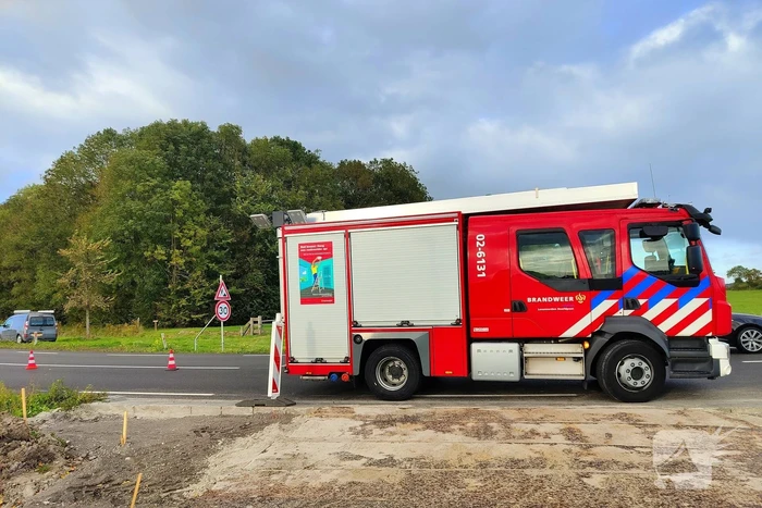 Brandweer ingezet voor buitenbrand bij crematorium
