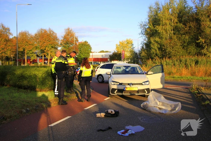 Voetganger gewond bij aanrijding met auto