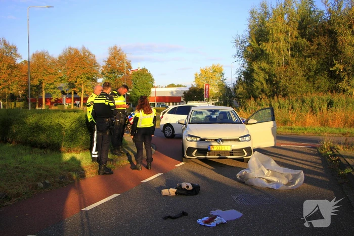 Voetganger gewond bij aanrijding met auto