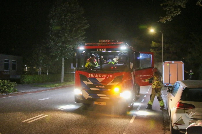 Vuurwerk zorgt voor rookontwikkeling in bouwkeet