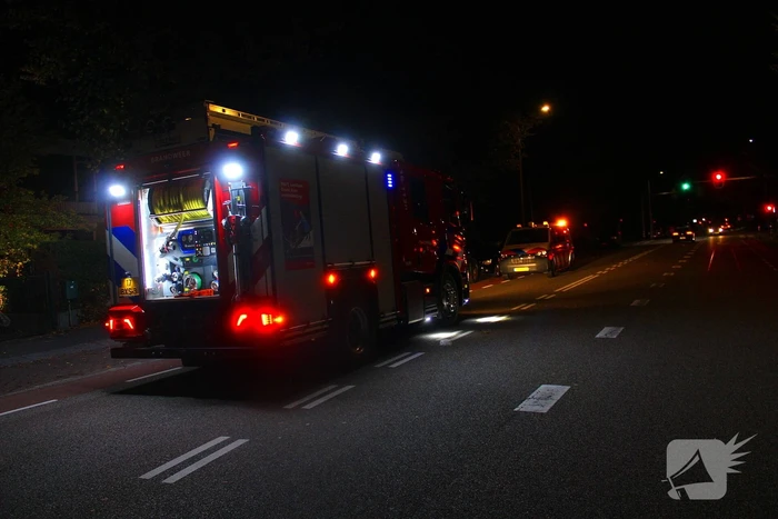 Vuurwerk zorgt voor rookontwikkeling in bouwkeet