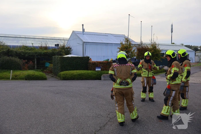 Brandweer ingezet voor gaslekkage bij kas