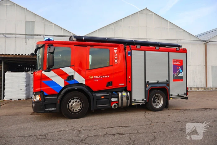 Brandweer ingezet voor gaslekkage bij kas