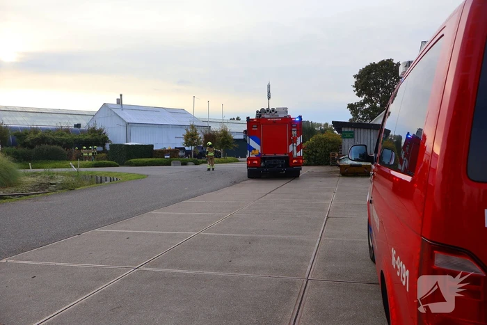Brandweer ingezet voor gaslekkage bij kas