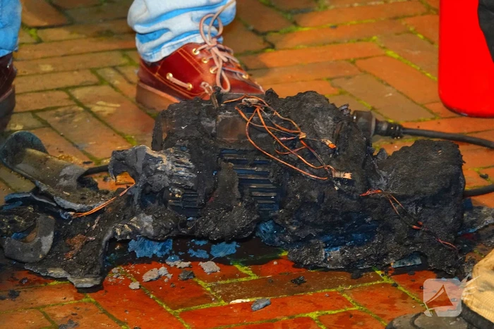 Brand in winkelpand snel onder controle