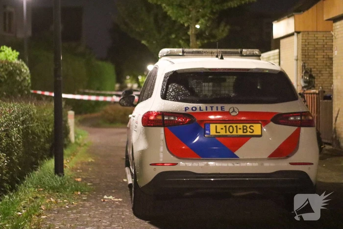 Politie onderzoek naar aanleiding van explosie