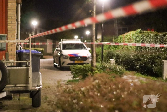 Politie onderzoek naar aanleiding van explosie