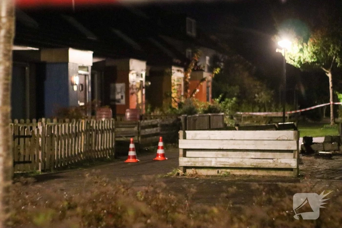 Politie onderzoek naar aanleiding van explosie