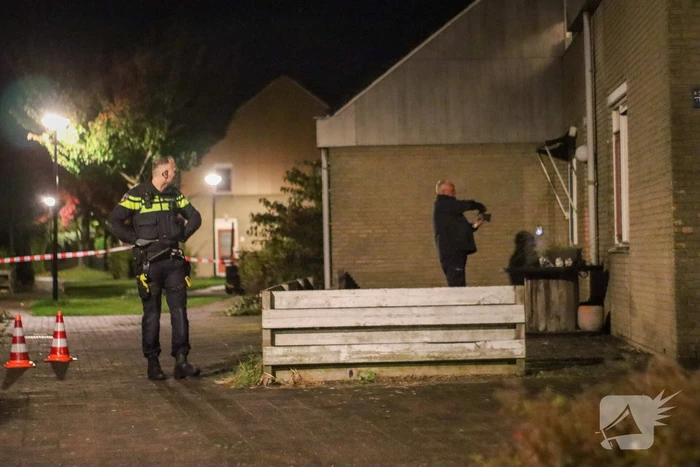 Politie onderzoek naar aanleiding van explosie