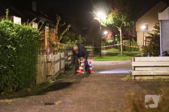 Politie onderzoek naar aanleiding van explosie