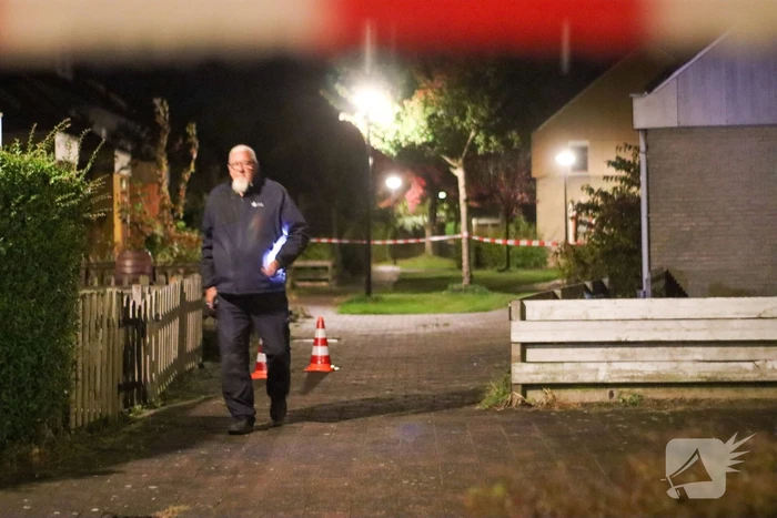 Politie onderzoek naar aanleiding van explosie