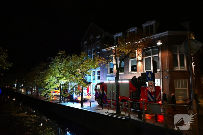Persoon klem met vinger in winkeldeur