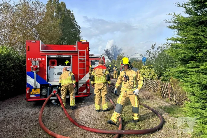 Flinke rookontwikkeling bij woningbrand