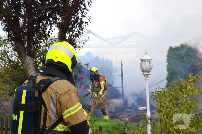 Flinke rookontwikkeling bij woningbrand