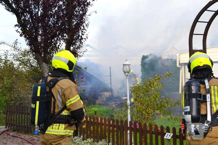 Flinke rookontwikkeling bij woningbrand
