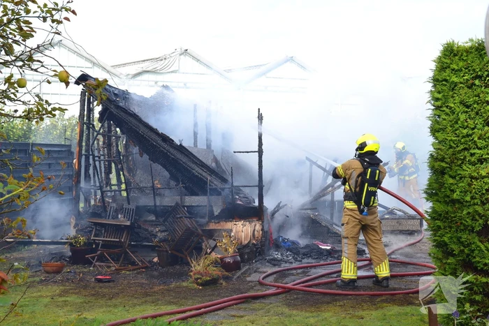 Flinke rookontwikkeling bij woningbrand