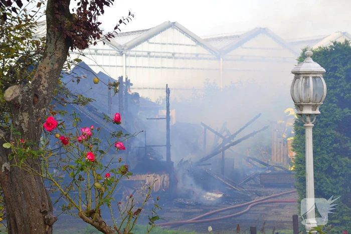 Flinke rookontwikkeling bij woningbrand