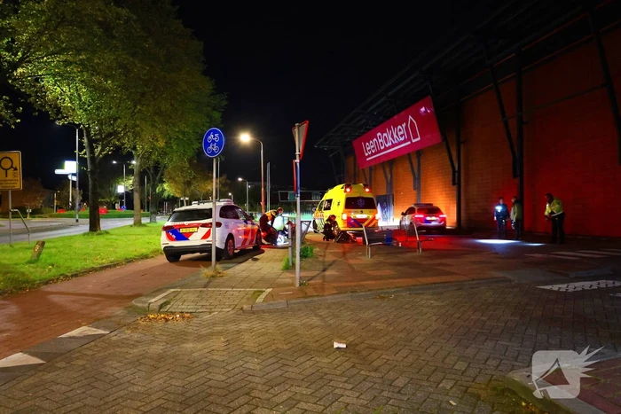 Bestuurder scooter verliest controle na politieachtervolging