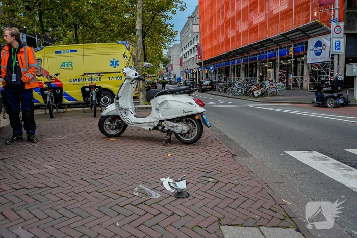 Scooterrijder gewond bij botsing met auto