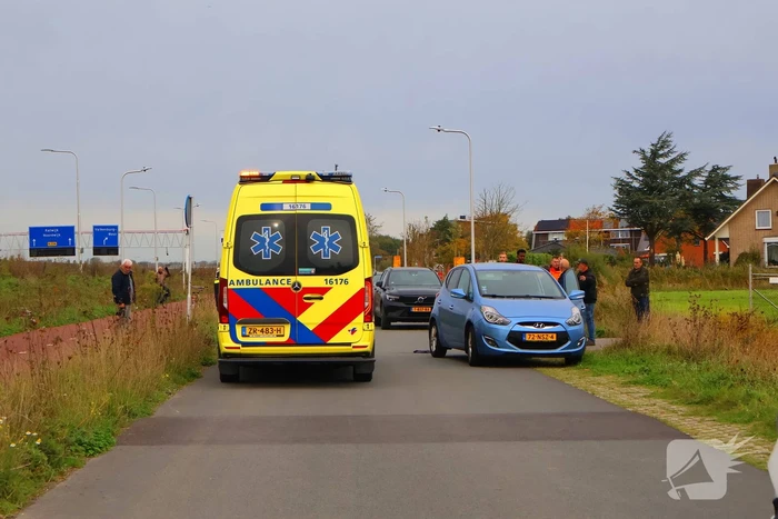 Fietser gewond bij aanrijding met auto